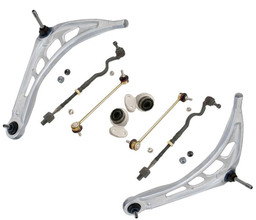 BMW Suspension Control Arm Kit - Front (8 Pieces) 32106777503 - Lemfoerder 3085142KIT